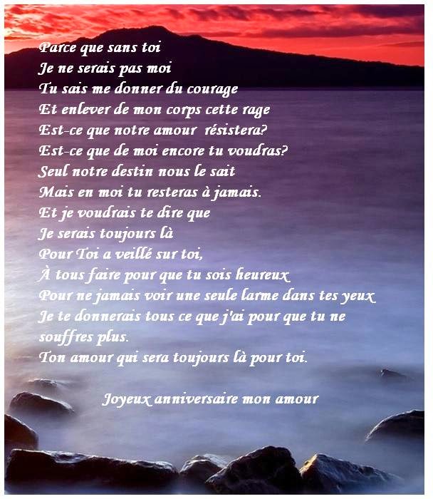 Message anniversaire de rencontre